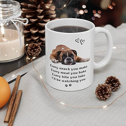 Boxer Dog Gifts for Women Men Funny Lovers | Ceramic Coffee Mug | 11 OZ