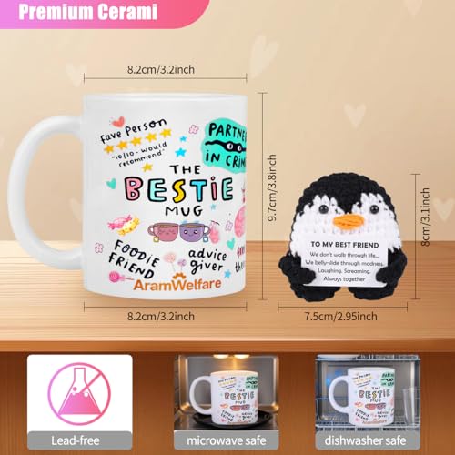 Best Friend Birthday Gifts For Women | Ceramic Coffee Mug | 11 OZ