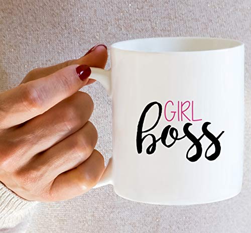 Funny Girl Boss Entrepreneur Career Sarcasm | Ceramic Coffee Mug | 11 OZ