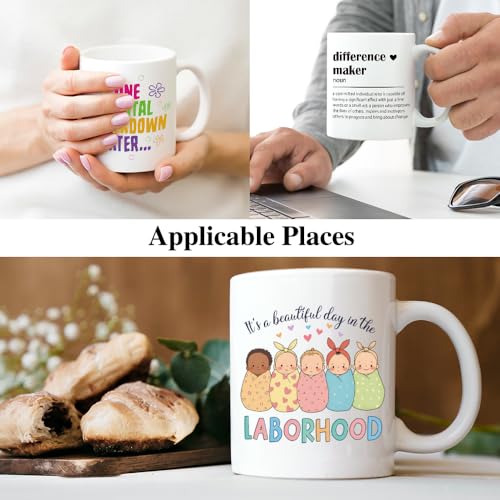XQLZY It s A Beautiful Day In The Laborhood | Ceramic Coffee Mug | 11 OZ
