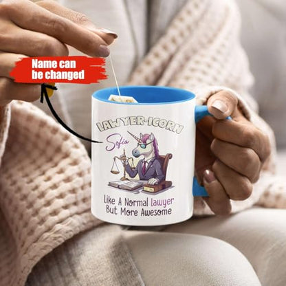 Novelty Lawyericorn Design Customized | Customised Coffee Mug | 11 OZ
