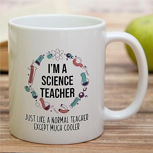 Funny Science Teacher Gift Cool STEM Thank-you | Ceramic Coffee Mug | 11 OZ