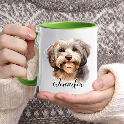Personalized Havanese Dogs Accent Cute Dog | Customised Coffee Mug | 11 OZ