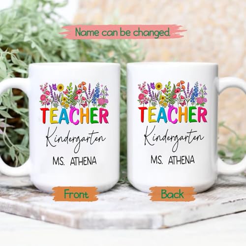 Personalized Teacher Kindergarten Gift For | Customised Coffee Mug | 11 OZ