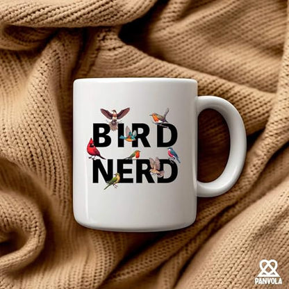 Bird Nerd Lover Gifts For Women Men | Ceramic Coffee Mug | 11 OZ