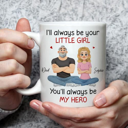 Wrappiness Personalized Daughter From Dad | Customised Coffee Mug | 11 OZ