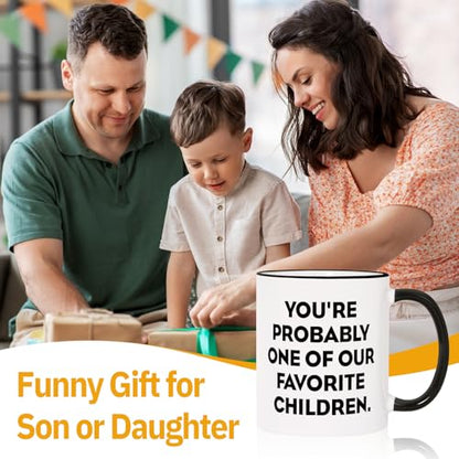 Funny Fathers Day Birthday Gifts for Son- You | Ceramic Coffee Mug | 11 OZ