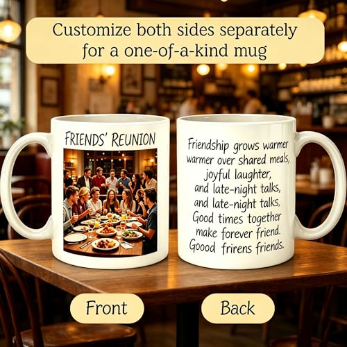 Custom With a Free Foam Packaging Box | Customised Coffee Mug | 11 OZ