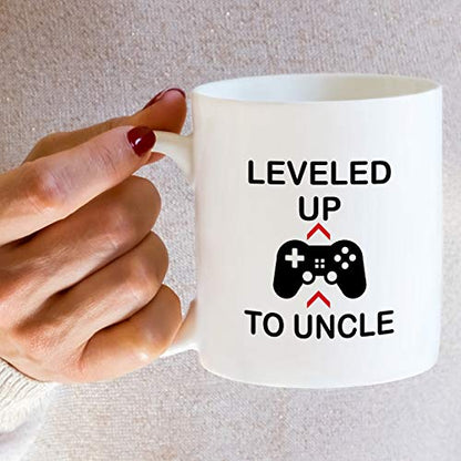 Funny Leveled Up To Uncle Gamer Sarcasm | Ceramic Coffee Mug | 11 OZ