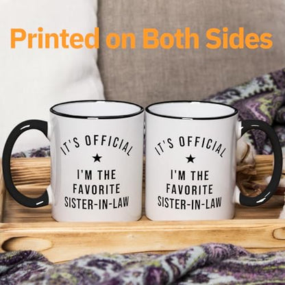 Mothers Day Gifts for Sister in Law Favorite | Ceramic Coffee Mug | 11 OZ