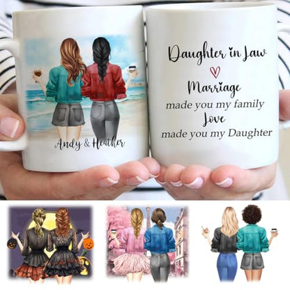 Custom Mothers Day Gift for Daughter-In-Law | Customised Coffee Mug | 11 OZ