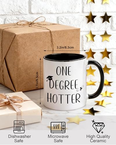 Graduation Gift for Her Him One Degree Funny | Ceramic Coffee Mug | 11 OZ