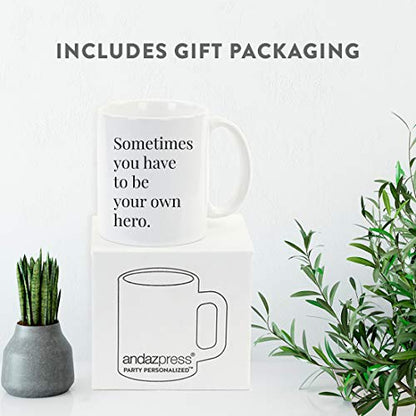 Motivational Inspirational Quote Gift | Ceramic Coffee Mug | 11 OZ
