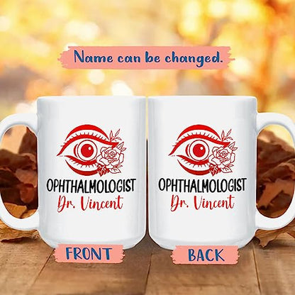 Personalized Birthday Ophthalmologist Gift | Customised Coffee Mug | 11 OZ