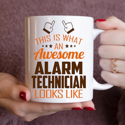 Awesome Alarm Technician This Is What an Looks | Ceramic Coffee Mug | 11 OZ