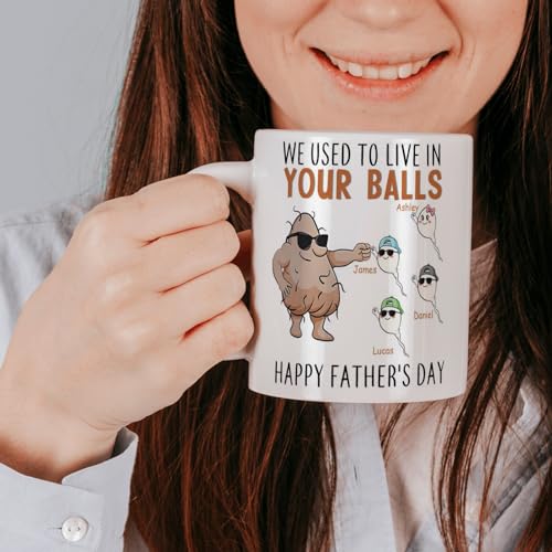 Funny Dad Happy Father s Day Gift for from | Customised Coffee Mug | 11 OZ