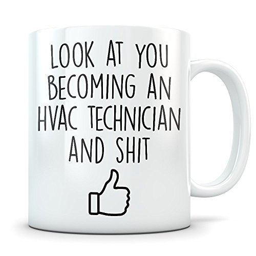 HVAC Graduation Gifts Future Graduates New for | Ceramic Coffee Mug | 11 OZ