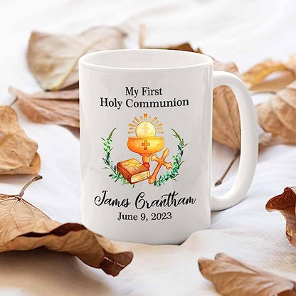 Personalized Holy Communion My First Gifts | Customised Coffee Mug | 11 OZ