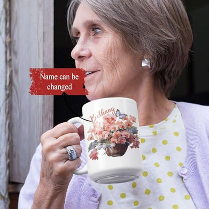 Heartfelt Customized Orchid Personalized | Customised Coffee Mug | 11 OZ