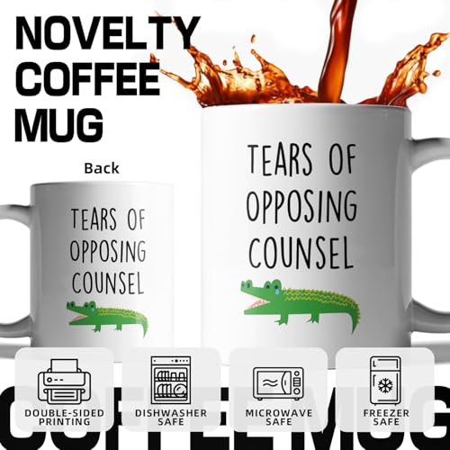 Tears of Opposing Counsel Funny Lawyer Law | Ceramic Coffee Mug | 11 OZ