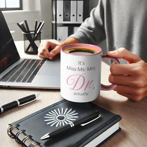 It s Miss Ms Mrs Dr Actually Funny Double | Ceramic Coffee Mug | 11 OZ