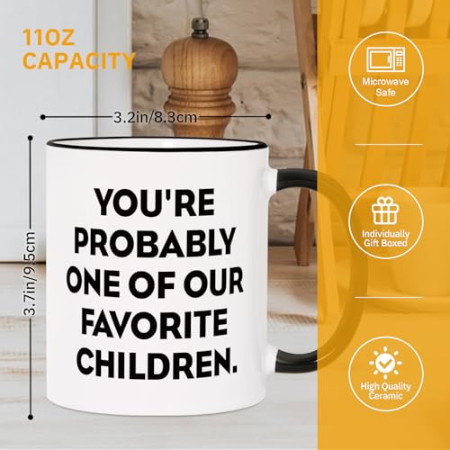 Funny Fathers Day Birthday Gifts for Son- You | Ceramic Coffee Mug | 11 OZ
