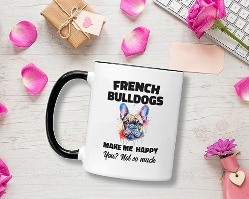 French Bulldog Gifts Frenchie For Mom Or Dad | Ceramic Coffee Mug | 11 OZ