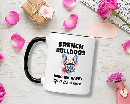 French Bulldog Gifts Frenchie For Mom Or Dad | Ceramic Coffee Mug | 11 OZ