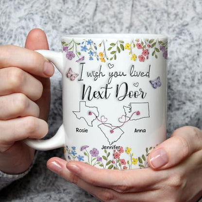 Wrappiness Gifts for My Best Friend Woman Wish | Ceramic Coffee Mug | 11 OZ