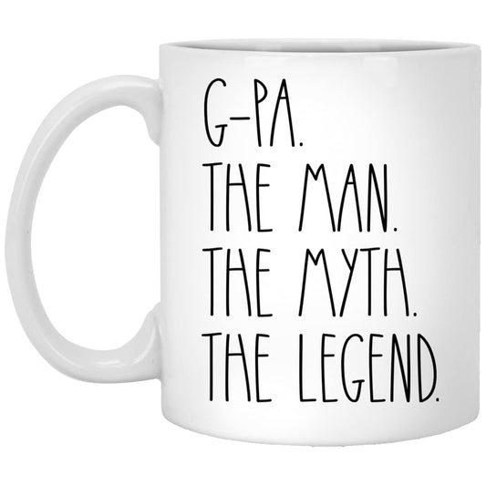 , G | Ceramic Coffee Mug | Father's Day Gift | Stylish Printed Design | Tea & Coffee Cup | 11oz