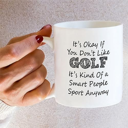 Funny Golfer Gift It s Smart People Sport Golf | Ceramic Coffee Mug | 11 OZ