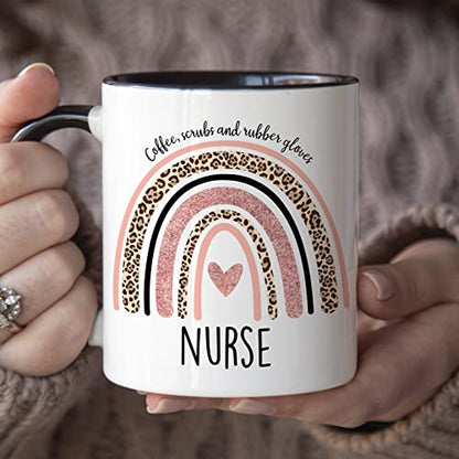 Nurse for Women Rn Nurses Graduate | Ceramic Coffee Mug | 11 OZ