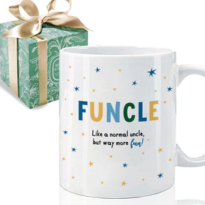 Funny for Uncle | Ceramic Coffee Mug | Father's Day Gift | Stylish Printed Design | Tea & Coffee Cup | 11oz