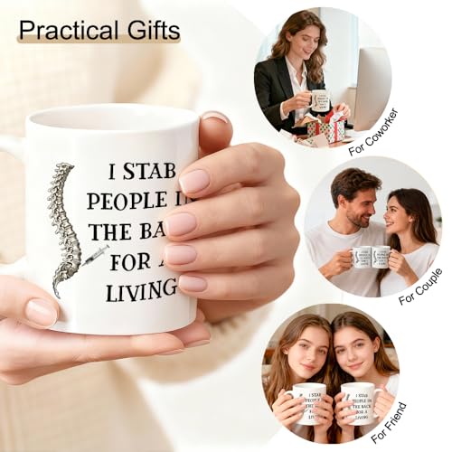 I Stab People In The Back For A Living Sarcasm | Ceramic Coffee Mug | 11 OZ