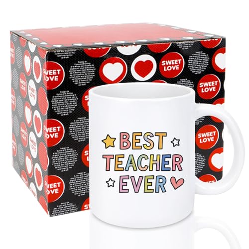 Teacher Gifts For Women Men from Students End | Ceramic Coffee Mug | 11 OZ