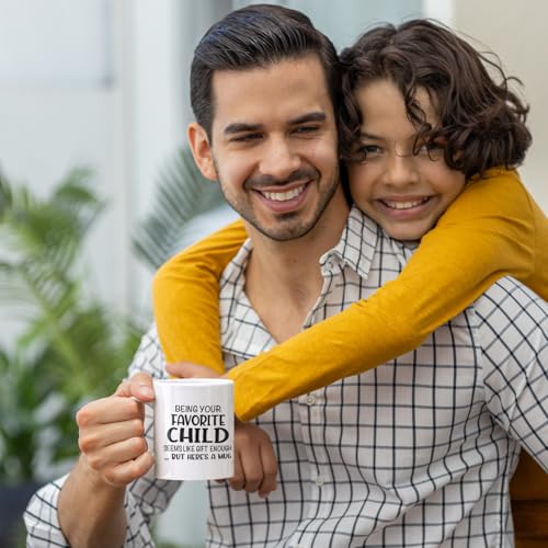 Veracco Being Your Favorite Child Seems Like | Ceramic Coffee Mug | 11 OZ