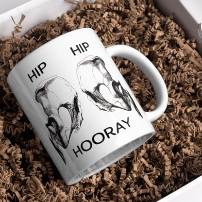 Cheerful Celebration with Hip Hooray Print Fun | Ceramic Coffee Mug | 11 OZ