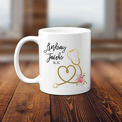 Nurse Present Pinning Gift Graduation Thank | Ceramic Coffee Mug | 11 OZ