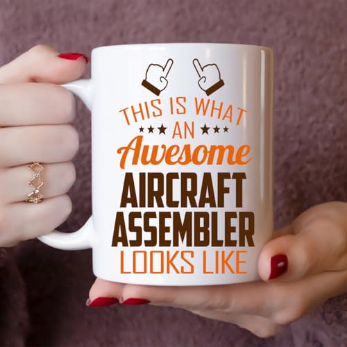 Awesome Aircraft Assembler This Is What an | Ceramic Coffee Mug | 11 OZ