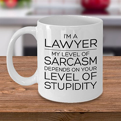 MB10 PROUD GIFTS Lawyer Funny Sarcastic Best | Ceramic Coffee Mug | 11 OZ