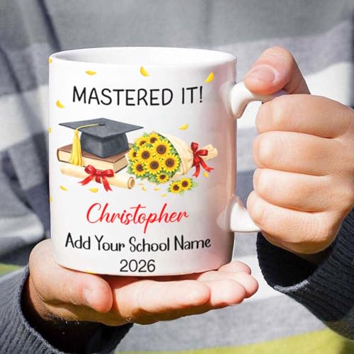 Personalized Mastered It Accent with Name | Customised Coffee Mug | 11 OZ