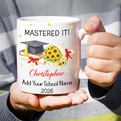 Personalized Mastered It Accent with Name | Customised Coffee Mug | 11 OZ