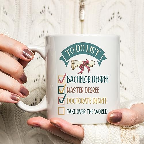 PhD Doctor Graduation Gifts Doctorate Degree | Ceramic Coffee Mug | 11 OZ