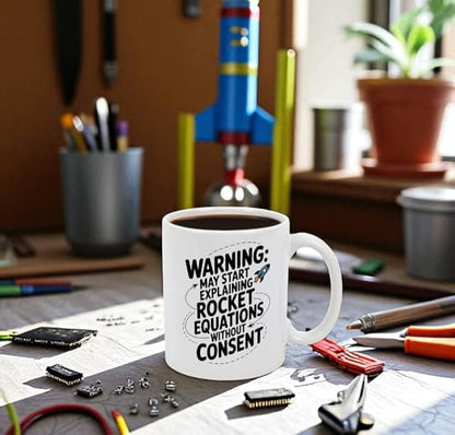 Aerospace Engineering Gifts Funny Rocket | Ceramic Coffee Mug | 11 OZ