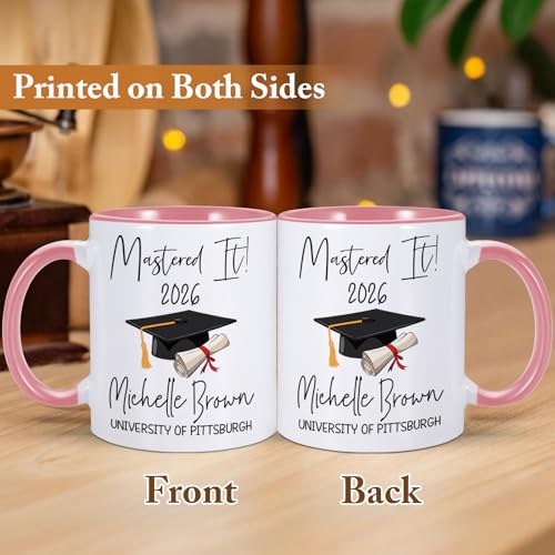 Personalized Graduation 2026 For Her Him | Customised Coffee Mug | 11 OZ