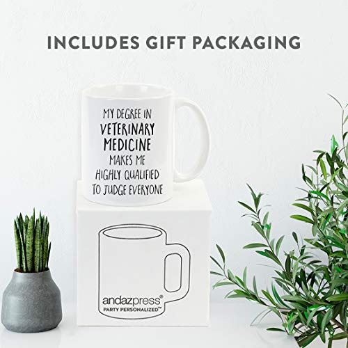 Graduation Gift My Degree in Veterinary | Ceramic Coffee Mug | 11 OZ