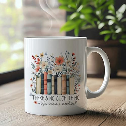 Book Lover Gifts for Women Bookish Bookworm | Ceramic Coffee Mug | 11 OZ