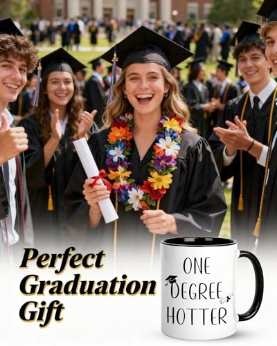 Graduation Gift for Her Him One Degree Funny | Ceramic Coffee Mug | 11 OZ