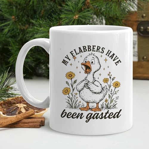 Sarcastic Goose Floral Funny Snarky My | Ceramic Coffee Mug | 11 OZ
