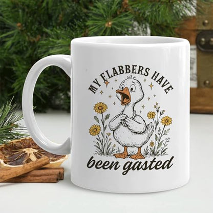 Sarcastic Goose Floral Funny Snarky My | Ceramic Coffee Mug | 11 OZ